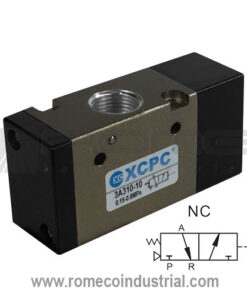 3A310-10 Valvula neumatica 3/2 Puertos de 3/8" Simple pilotaje NC / NO