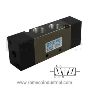 4A320-10 Valvula neumatica 5/2 Puertos de 3/8" Doble pilotaje