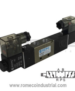 4V230C-08 Electrovalvula neumatica 5/3 Centro cerrado Puertos 1/4″
