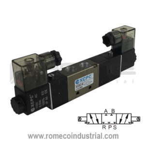4V230C-08 Electrovalvula neumatica 5/3 Centro cerrado Puertos 1/4″