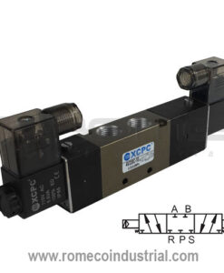 4V330C-10 Electrovalvula neumatica 5/3 Centro cerrado Puertos 3/8″