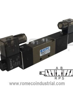 4V330E-10 Electrovalvula neumatica 5/3 Centro abierto Puertos 3/8″