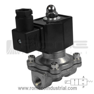 2WSS-08 VALVULA SOLENOIDE INOXIDABLE 2 VIAS 2 POSICIONES DEWIT DC12V DC24V AC24V AC110V AC220V