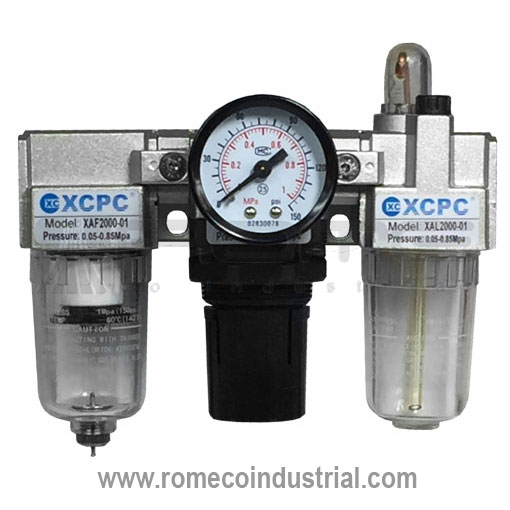silencio proteger Contando insectos XAC2000-01 Unidad de mantenimiento FRL Puerto de 1/8 (filtro regulador  lubricador) - Rome Co Industrial