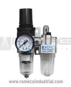 XAC2010-02 Unidad de mantenimiento compacta FRL Puerto de 1/4 (filtro regulador lubricador)