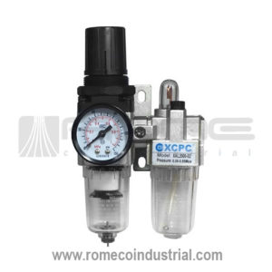 XAC2010-02 Unidad de mantenimiento compacta FRL Puerto de 1/4 (filtro regulador lubricador)
