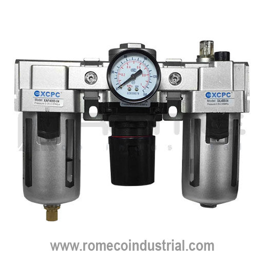 PU220-04A Valvula solenoide NC 2/2 1/2 Accion directa en bronce para aire,  agua y aceite - Rome Co Industrial