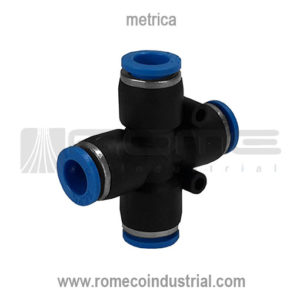 CONECTOR NEUMATICO PARA TUBING VARIAS ENTRADAS Y SALIDAS