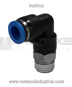 CONECTOR NEUMATICO CODO 90 PL