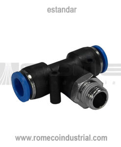 CONECTOR NEUMATICO PARA AIRE CON ROSCA SIMILAR A SMC FESTO