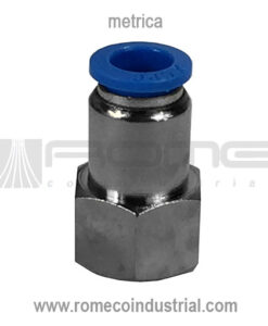 CONEXION NEUMATICA RECTA ROSCA HEMBRA