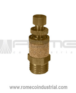 SILENCIADOR REGULADOR NEUMATICO CON REGULADOR