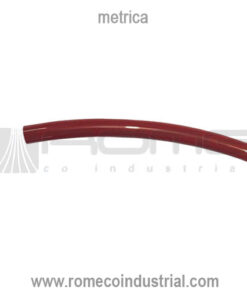 Manguera rojo solido neumatica metrica en poliuretano por metro