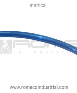 Manguera azul translucida neumatica metrica en poliuretano por metro Monterrey, Mexico