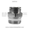 RACOR METALICO CONECTOR NEUMATICO METALICO