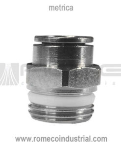 RACOR METALICO CONECTOR NEUMATICO METALICO