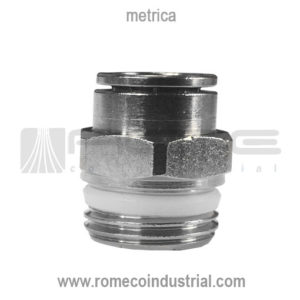 RACOR METALICO CONECTOR NEUMATICO METALICO