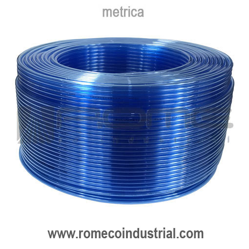 Manguera de aire comprimido poliuretano 10 mm, azul, longitud 1 metro, 1,05  €