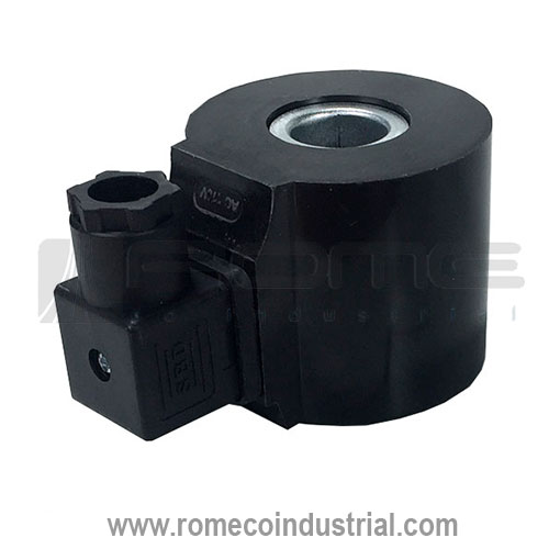 PU220-04A Valvula solenoide NC 2/2 1/2 Accion directa en bronce para aire,  agua y aceite - Rome Co Industrial