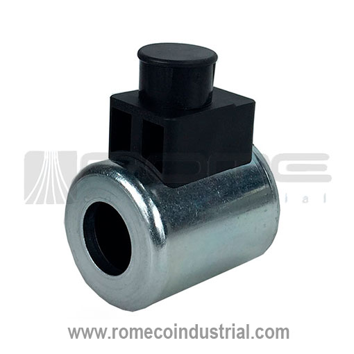 PU220-04A Valvula solenoide NC 2/2 1/2 Accion directa en bronce para aire,  agua y aceite - Rome Co Industrial