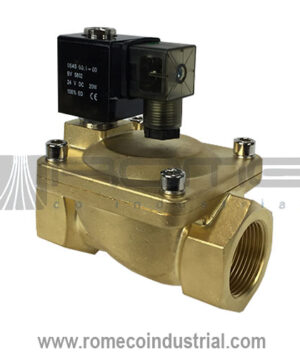 PU225-14A ELECTROVALVULA 2 VIAS 2 POSICIONES PARA AGUA AIRE ACEITE EN 1 1/4 1 1/2 PULGADAS