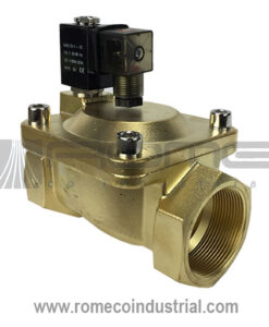 PU225-20 ELECTROVALVULA 2 VIAS 2 POSICIONES PARA AGUA AIRE ACEITE EN 2 PULGADAS