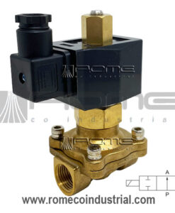 2W160-15NO VALVULA SOLENOIDE NORMALMENTE ABIERTA USO GENERAL ELECTROVALVULA PARA AIRE AGUA ACEITE EN VARIOS VOLTAJE MONTERREY MEXICO