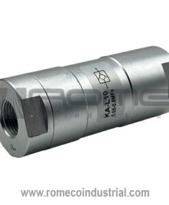 VALVULA CHECK 3/8 NEUMATICA NEUMATICO EN LINEA VALVULA ANTIRRETORNO ROSCA MONTERREY MEXICO