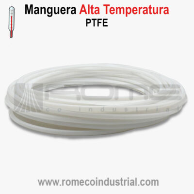 MANGUERA NEUMATICA ALTA TEMPERATURA PTFE TIPO TEFLON 4 MM 6 MM 8 MM 10 MM 12 MM EN MONTERREY CON ENVIOS A TODO MEXICO